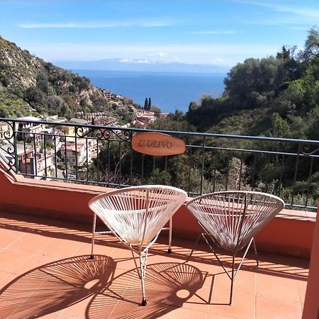 Villa Vittorio - Splendid Panoramic Sea View Terrace Taormina Exterior foto