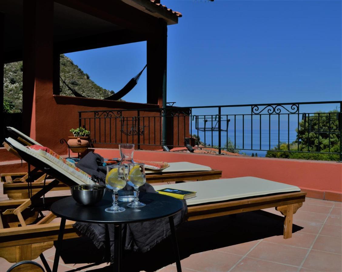 Villa Vittorio - Splendid Panoramic Sea View Terrace Taormina Exterior foto