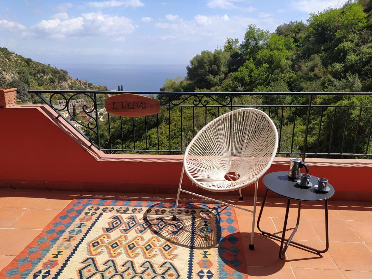 Villa Vittorio - Splendid Panoramic Sea View Terrace Taormina Exterior foto