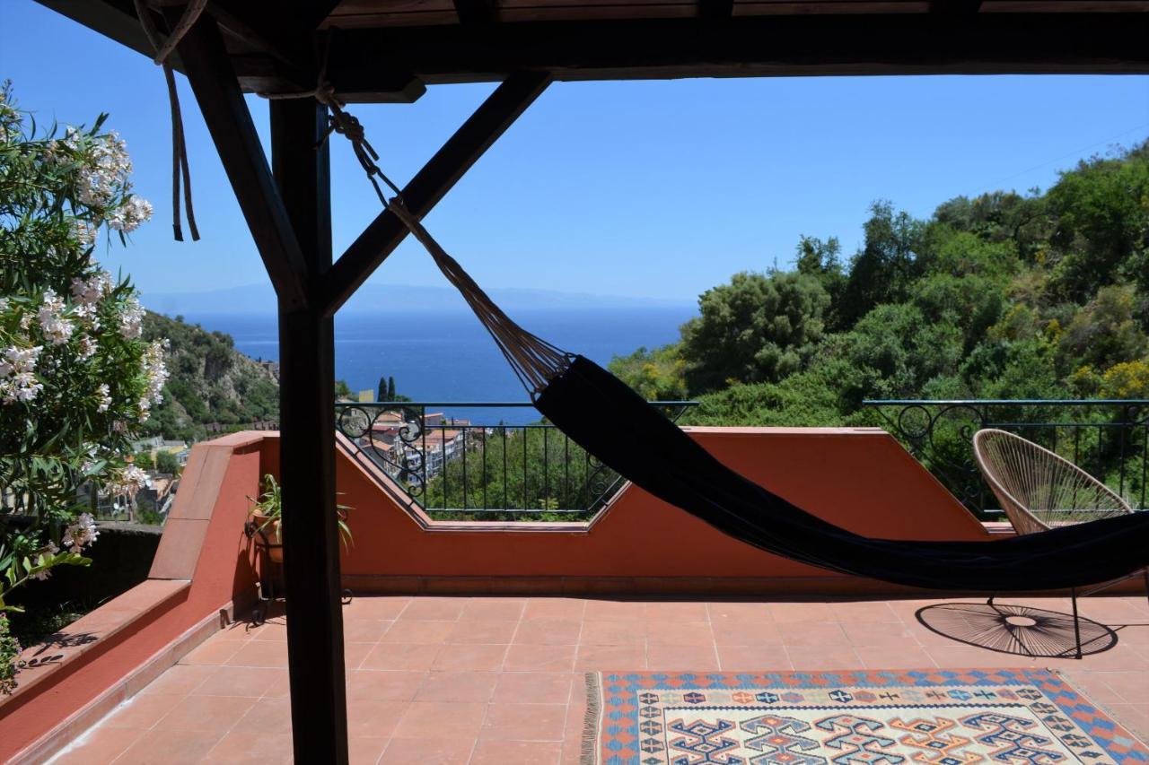 Villa Vittorio - Splendid Panoramic Sea View Terrace Taormina Exterior foto